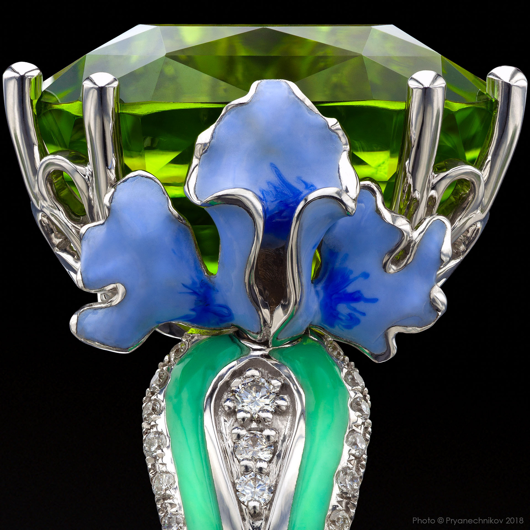 Рекламное фото ювелирных изделий и драгоценных камней. Precious Gems 