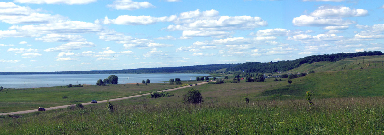 панорама Плещеево озеро
