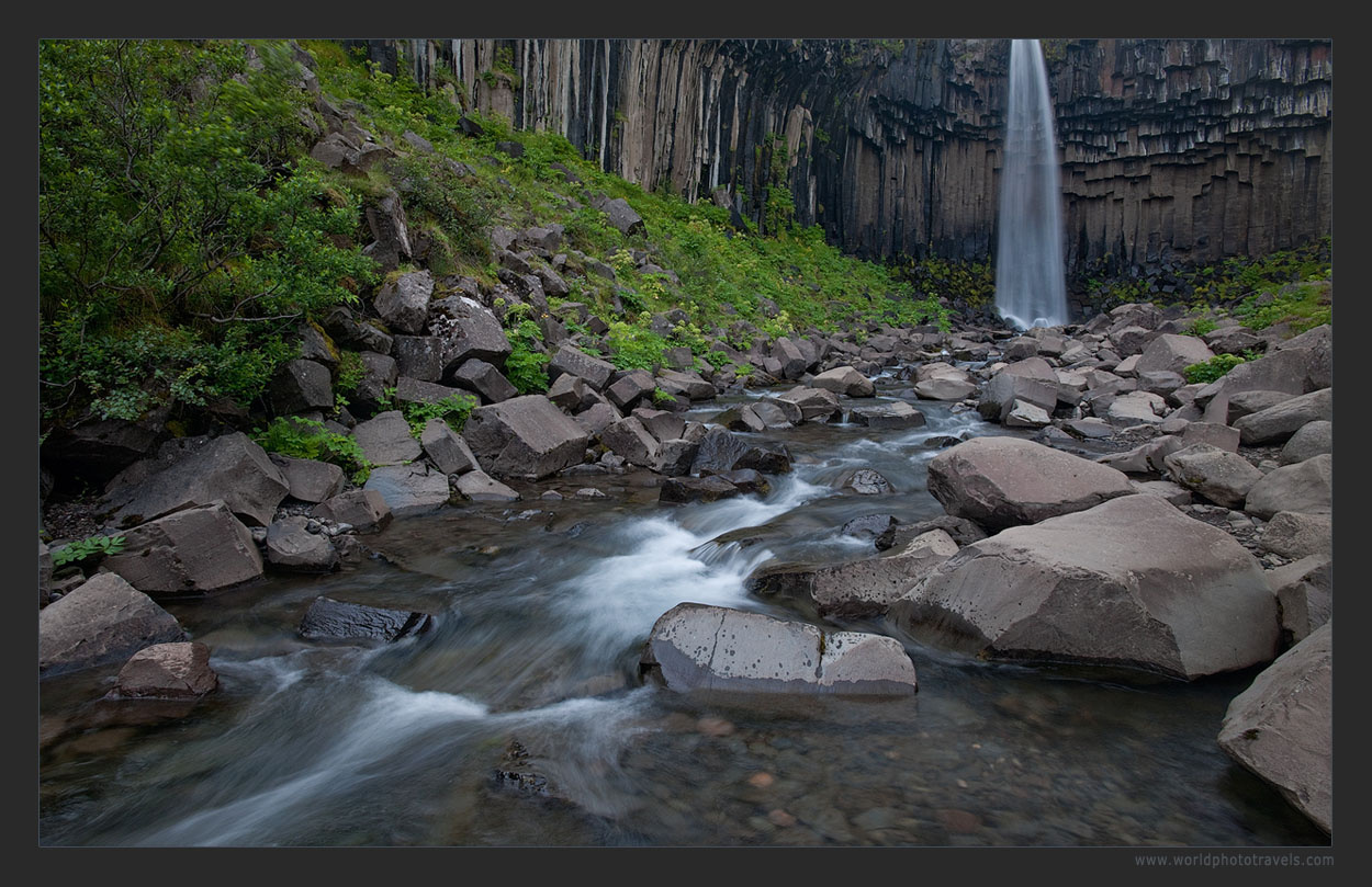 БАЗАЛЬТ II (Диагонали) Svartifoss, Iceland