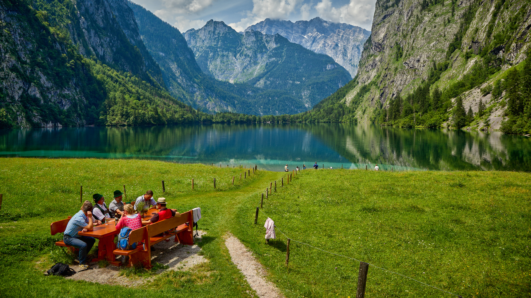 "Хорошо сидим"... Германия Бавария озеро Оберзее Obersee