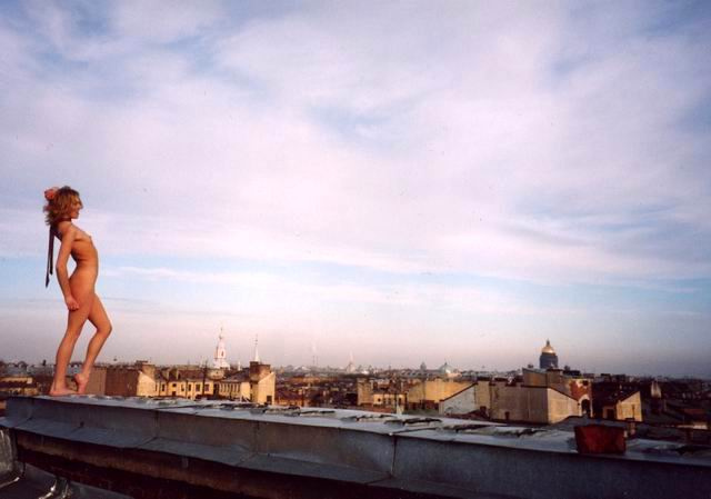 на крыше в марте-2 