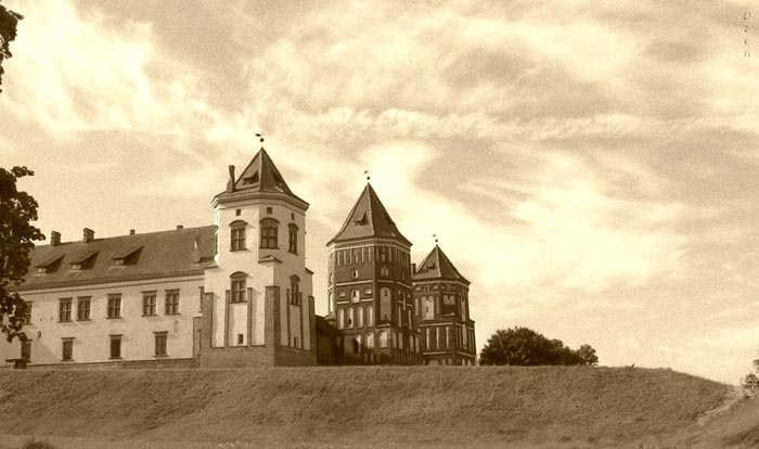 Мирский замок замок природа Мир