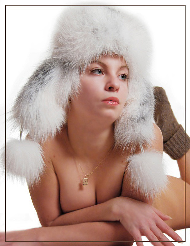 зимняя девушка, портрет, гламур, зима, холодно, белый, ню