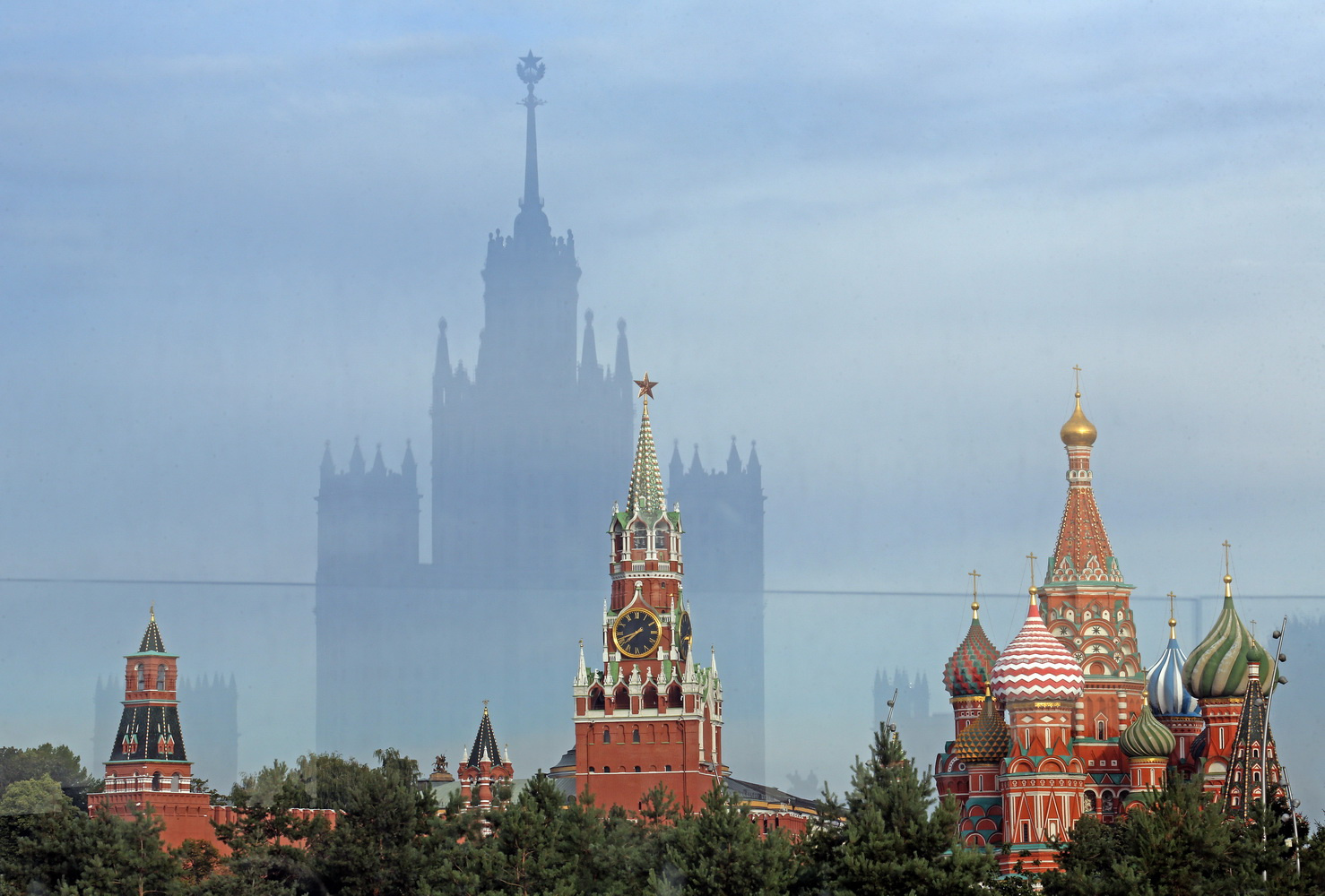 С Парящего моста в Зарядье 
