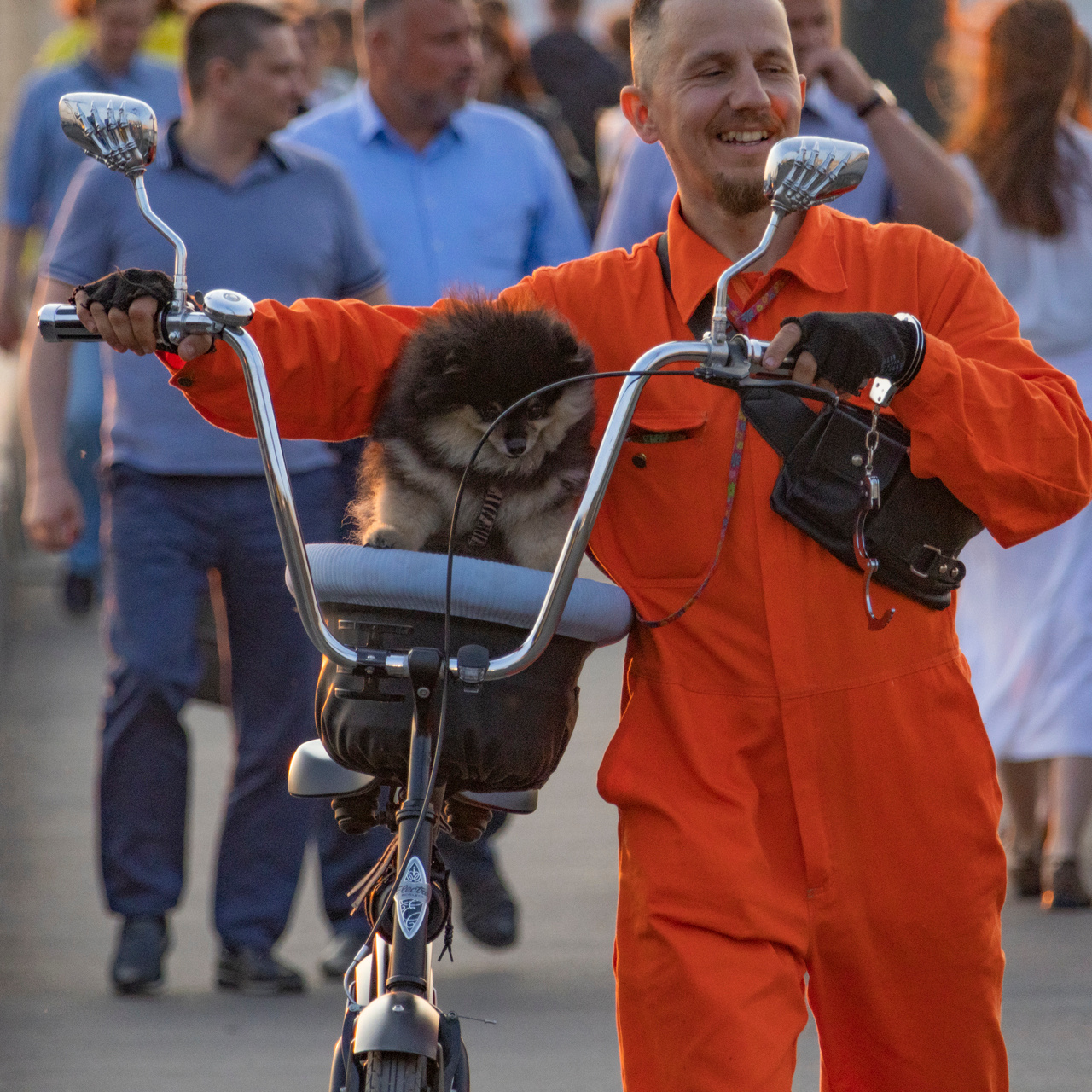 На дворцовом мосту. 