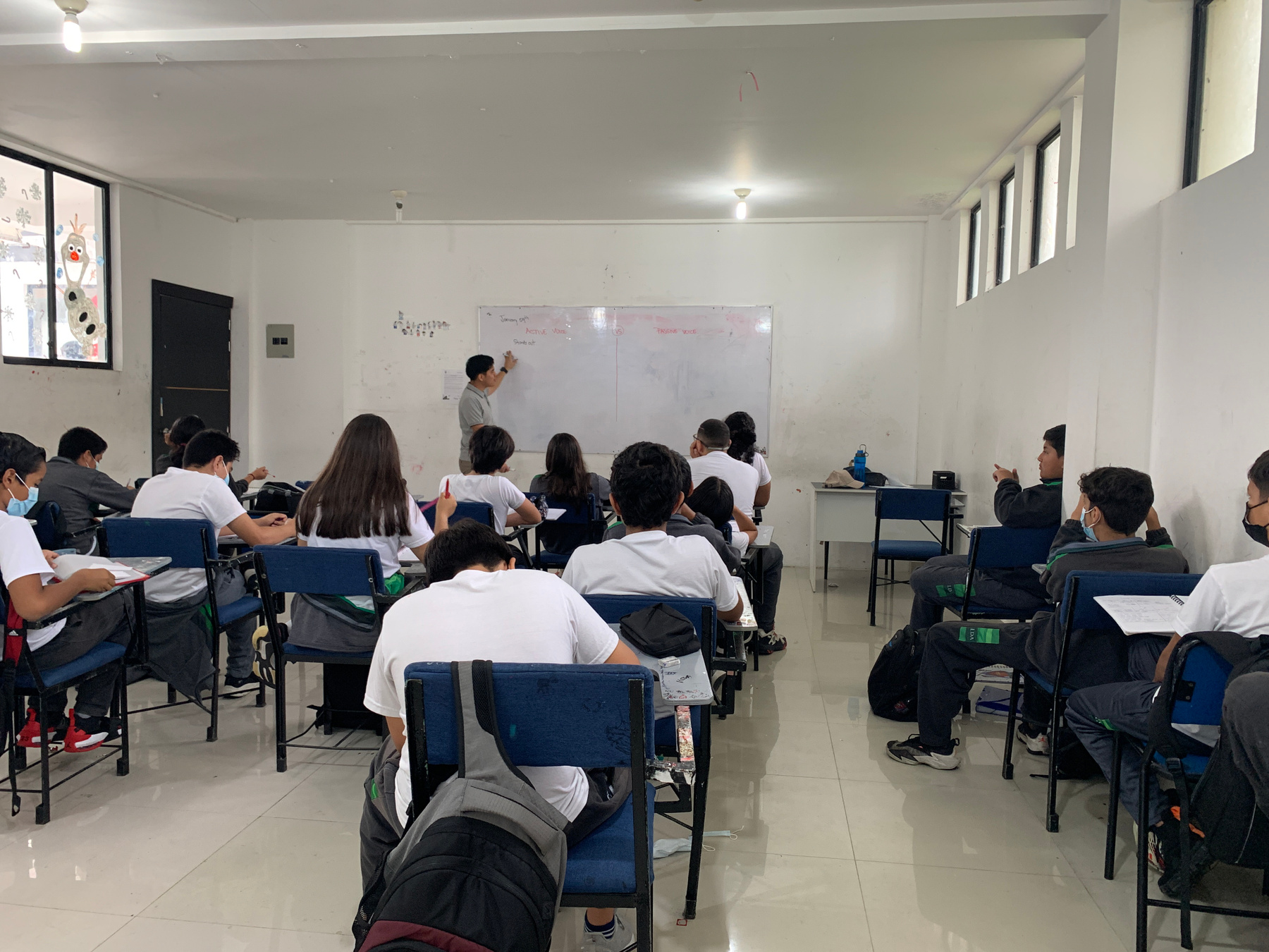 In a Class 04 class classmates teacher high school