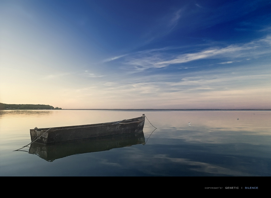 Тишина Лодка море