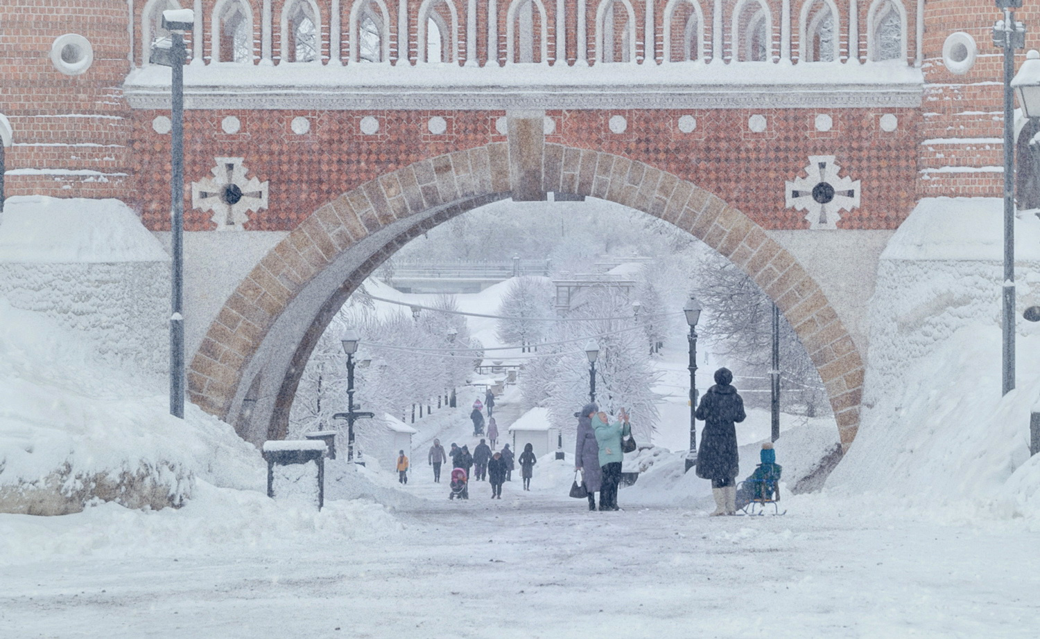 Зимний день в Царицыно Царицыно зима