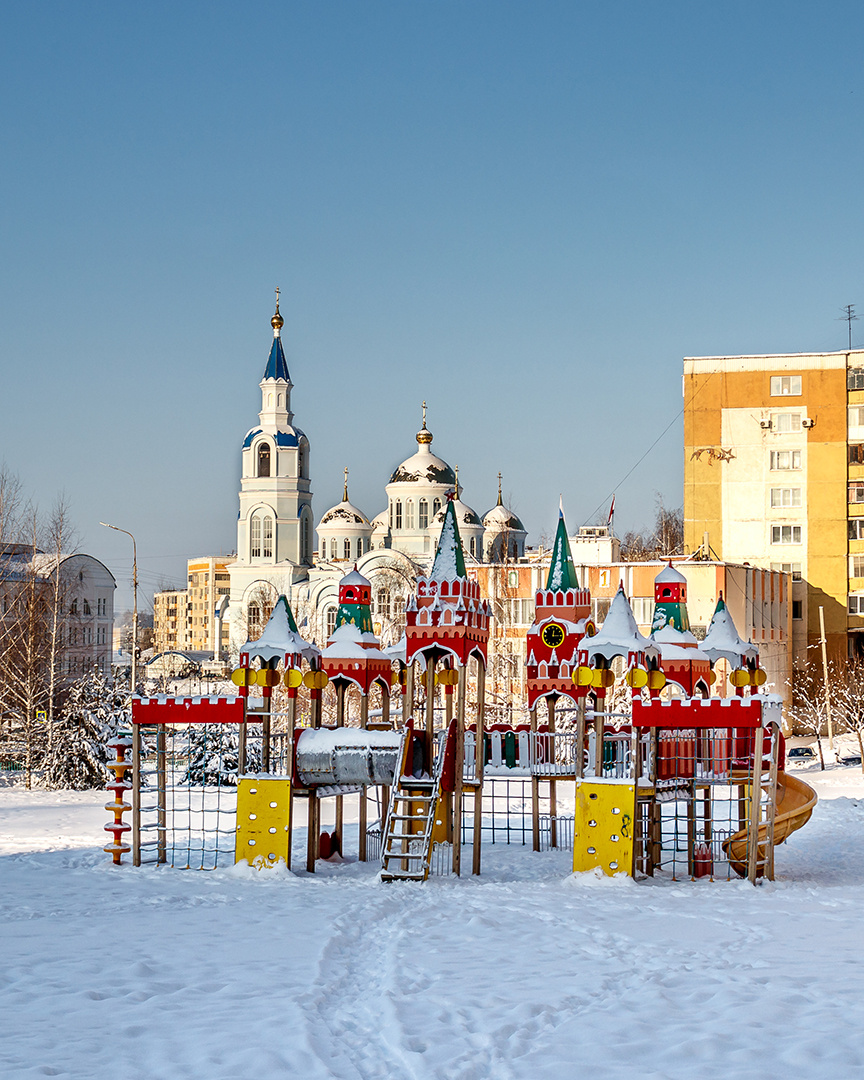 "Саранский Кремль" зима снег