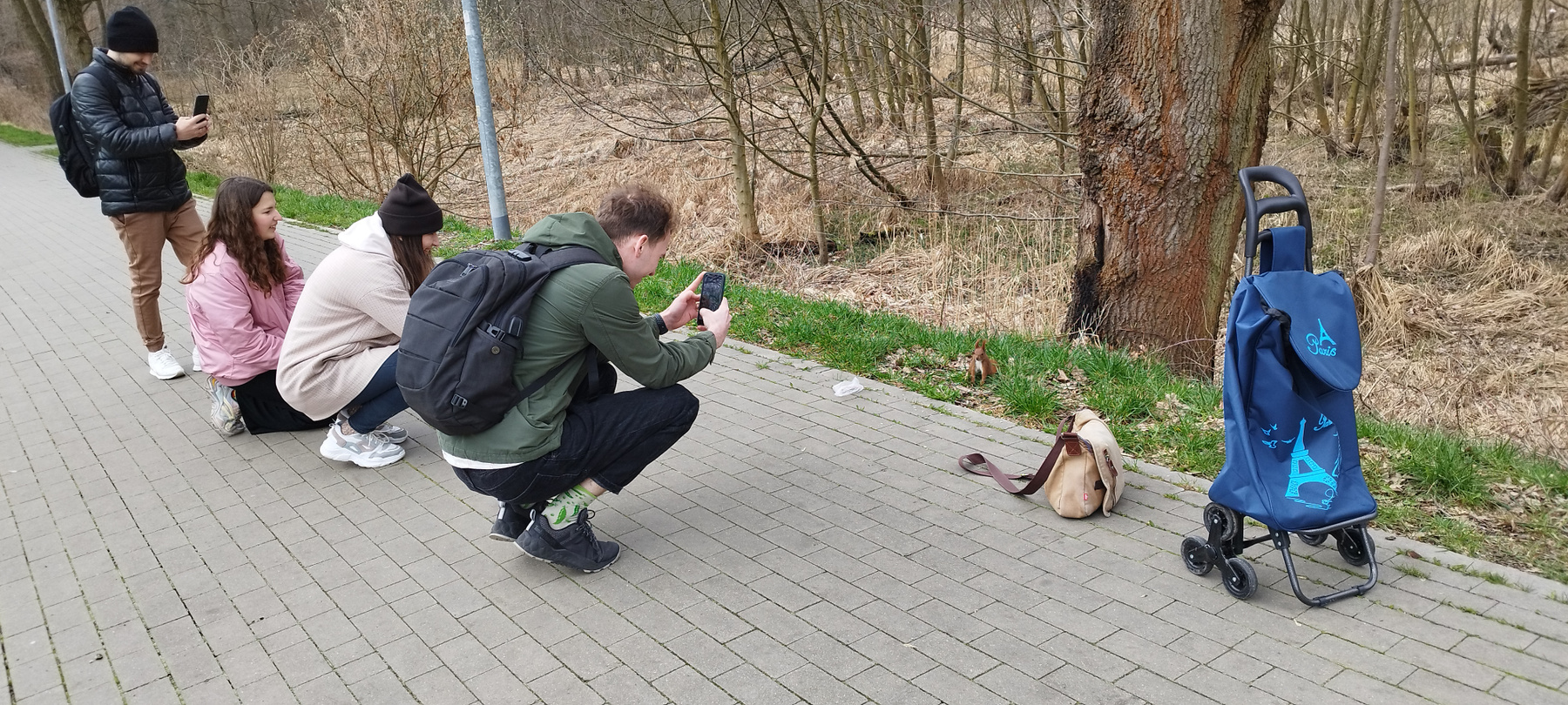 Фотосессия с белочкой Белка Парк