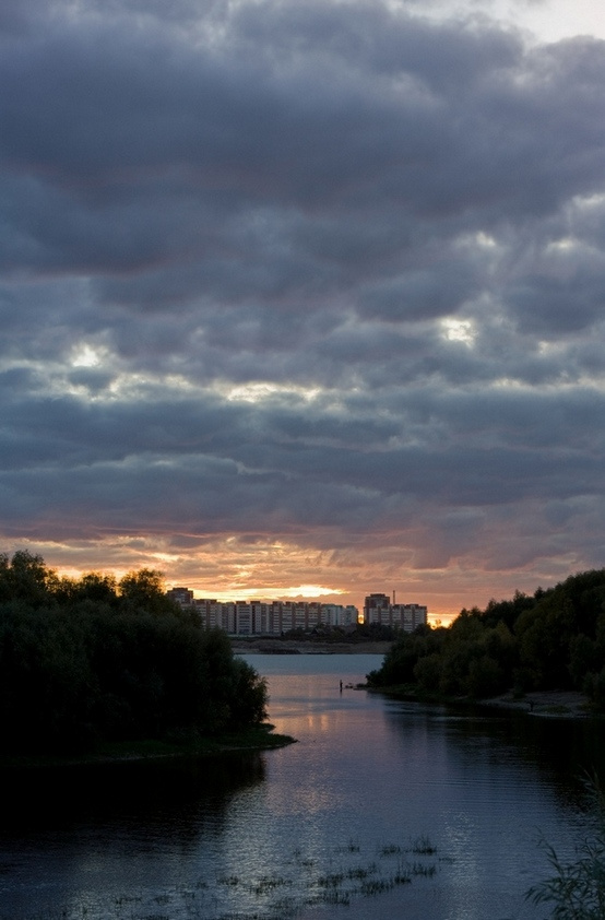 Закат на Иртыше 