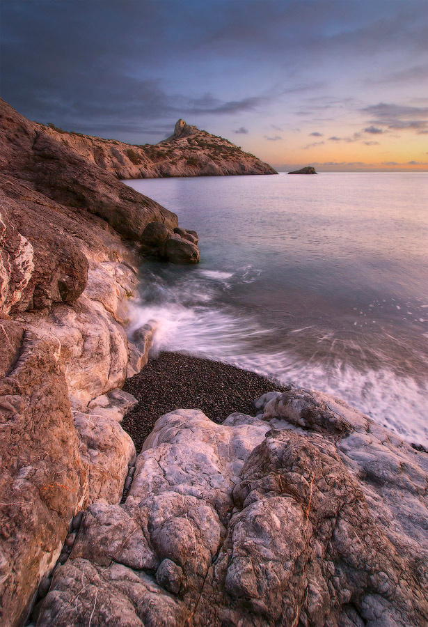 Взгляд закат, море, Капчик, Новый Свет, Крым