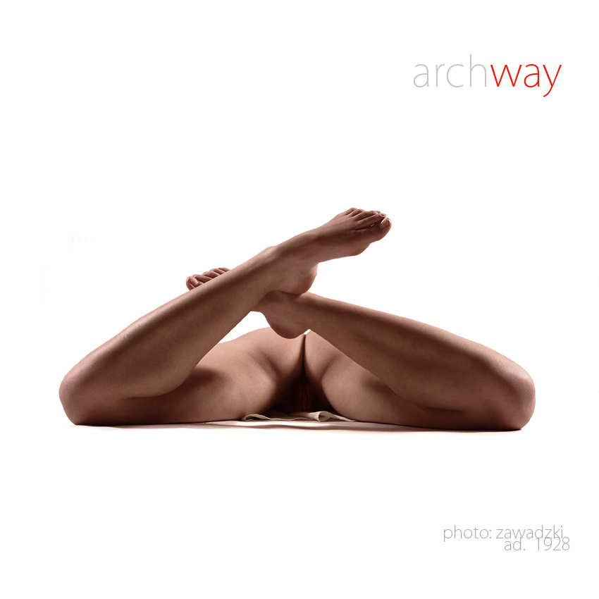 Archway nude legs feet