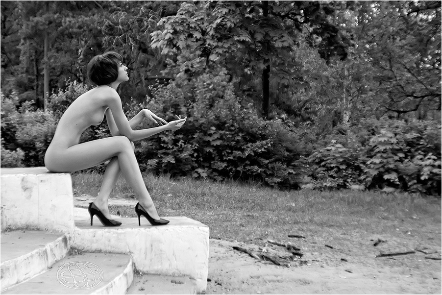 Stairs nude