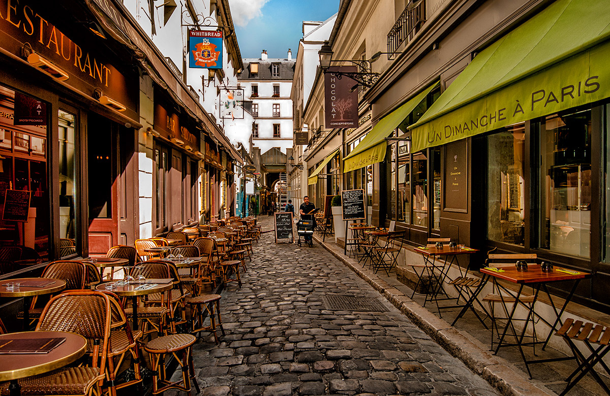 Cour du Commerce Saint André Paris France