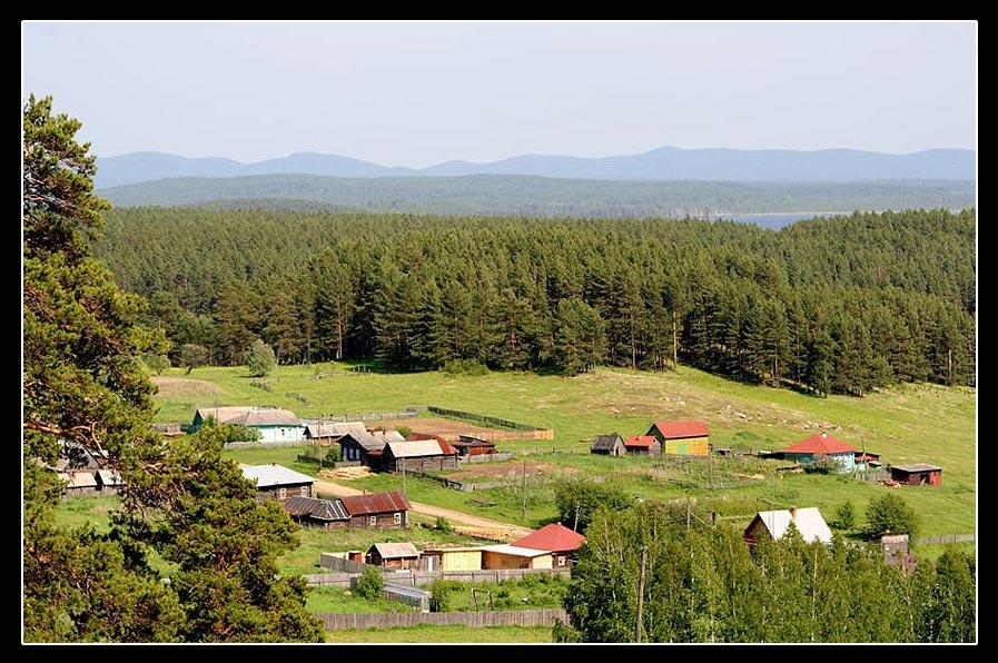 Окраина окраина село Нижний Уфалей лес