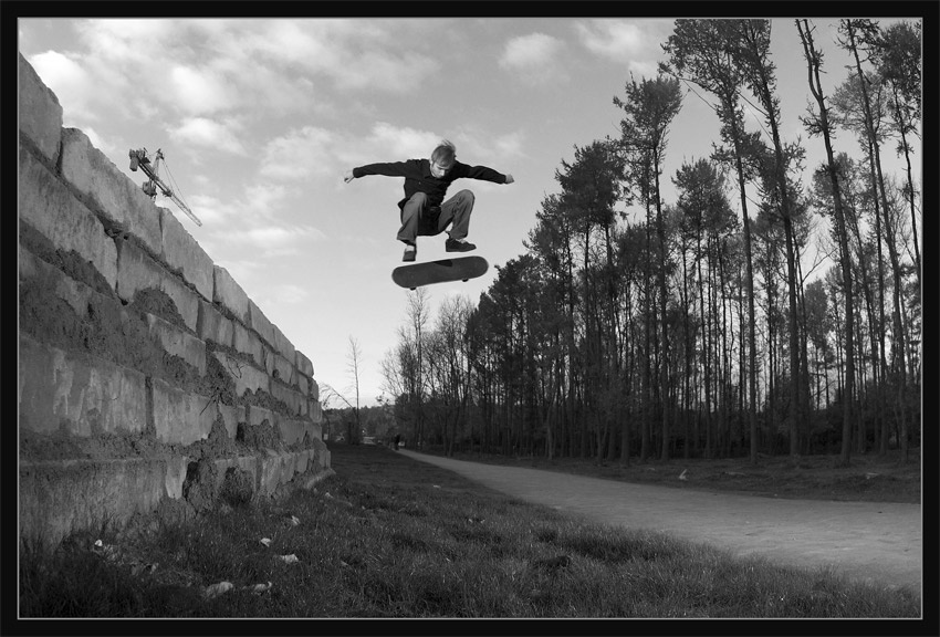 Внезапно кончился асфальт Skate, скейтборд