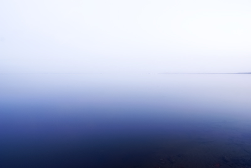 ...sleepy morning. sleepy morning slow water distant space time bank