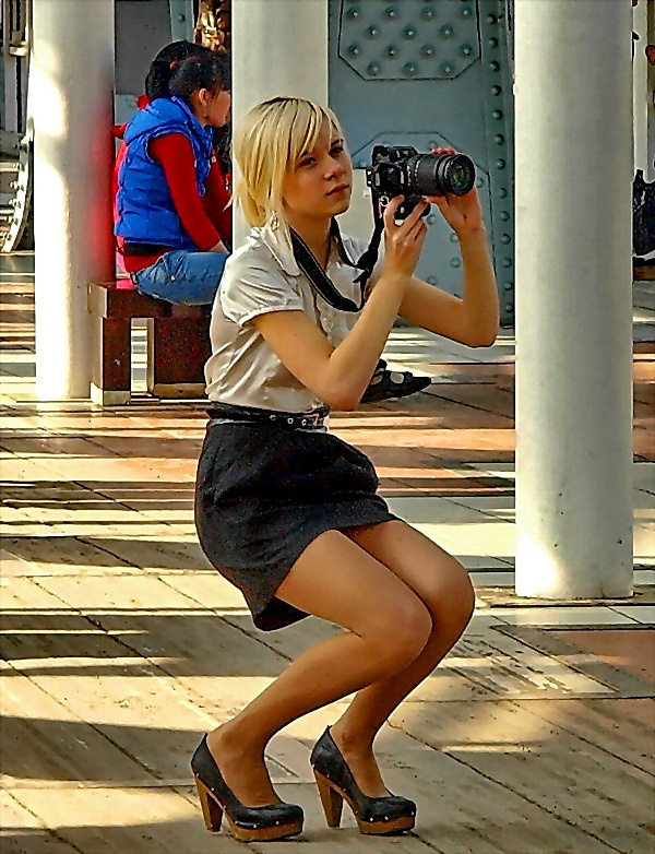 Юный фотограф жанр,девушка,фотограф,съёмка,