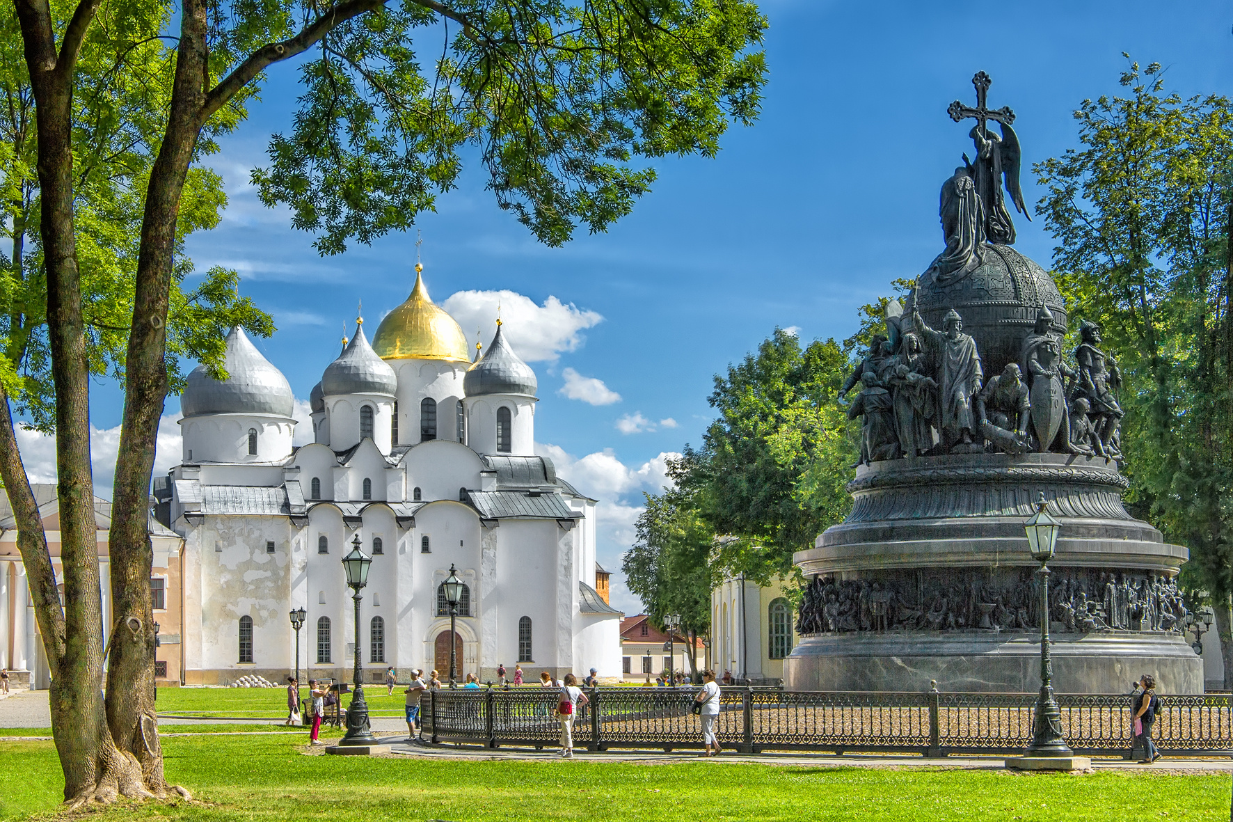 История Руси в металле Храм памятник Великий Новгород