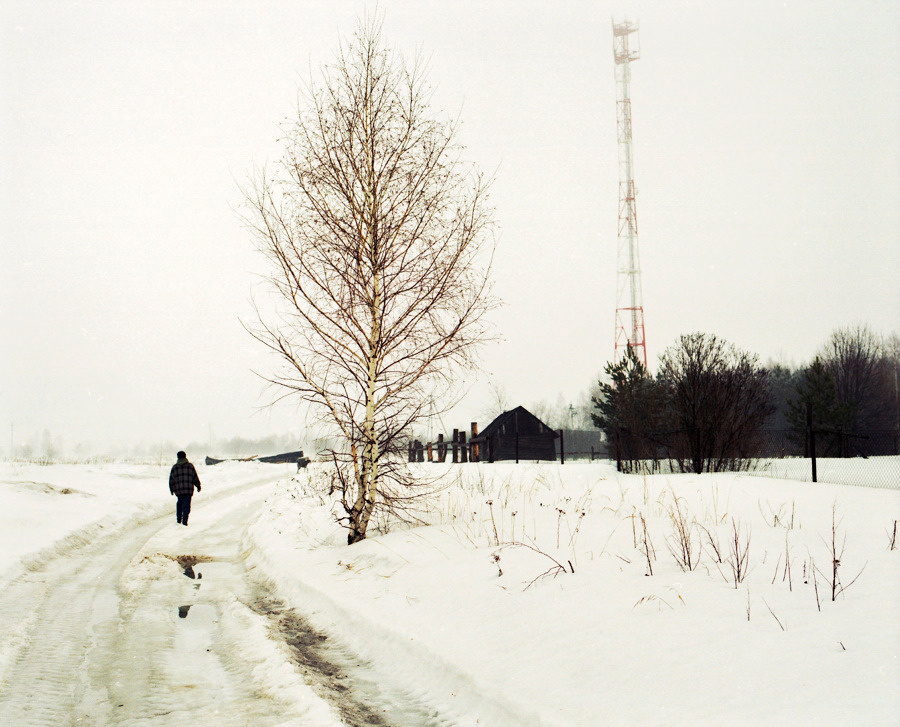 Дорога в лесу...3 зима.снег.лес.березы.дорога