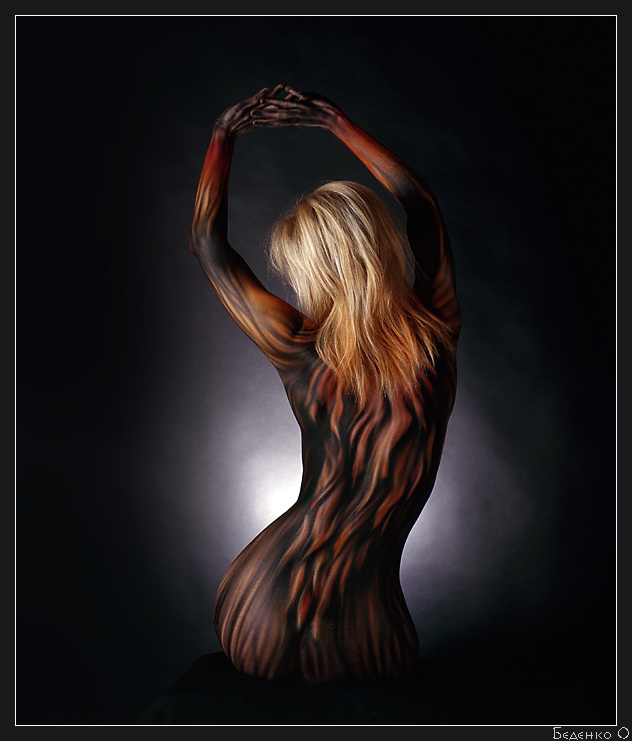 Бесконечности переходов Body art - Freeone бодиарт боди арт bodyart