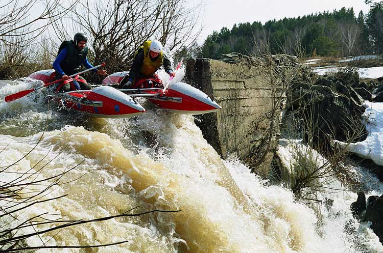 Русский экстрим 2. За мгновение до... катамаран водопад экстрим