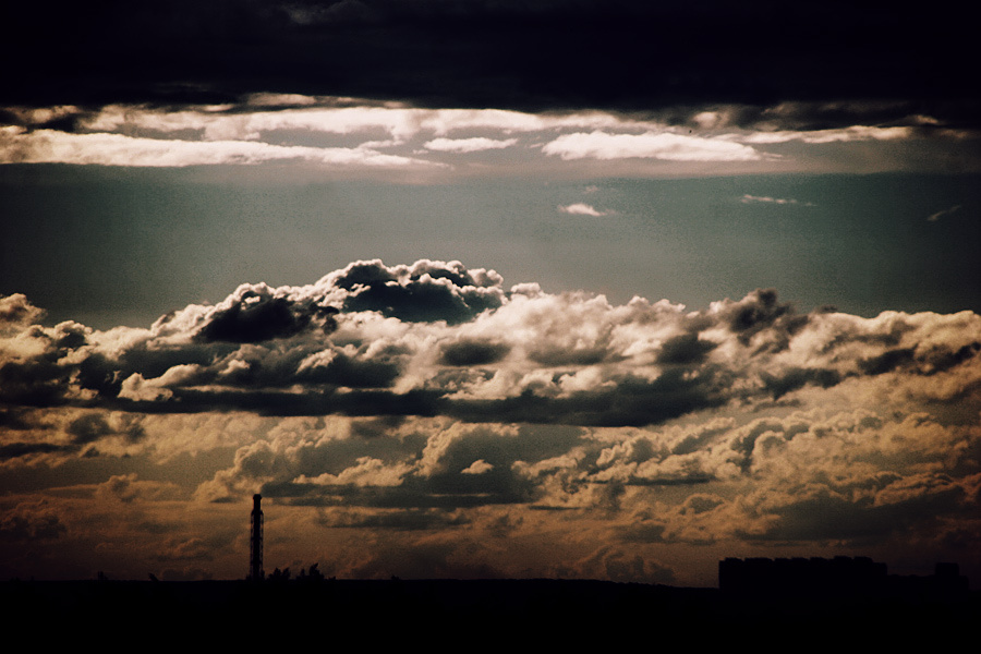Dark tower stephen king стивен кинг dark tower тёмная темная башня небо sky облака clouds горизонт horison darkness тьма зло evil