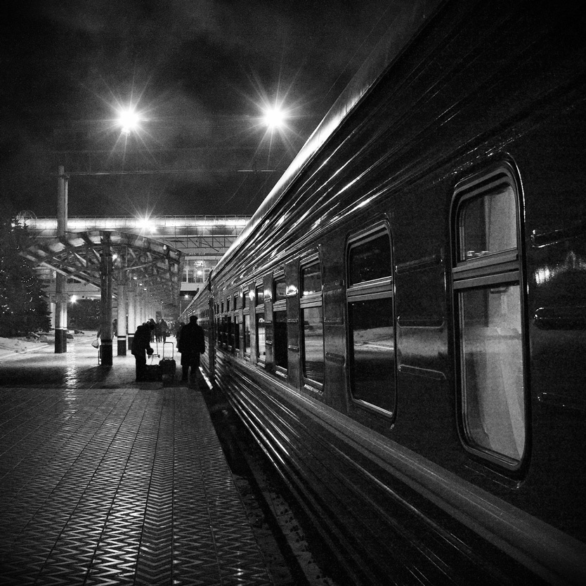 в путь вокзал поезд