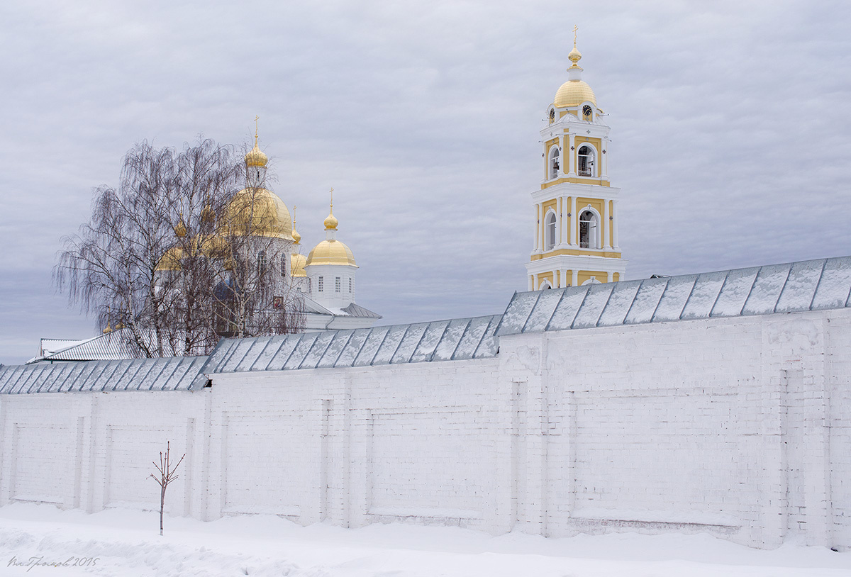 Ора́нский Богоро́дицкий мужской монасты́рь церковь храм православие монастырь колокольня архитектура