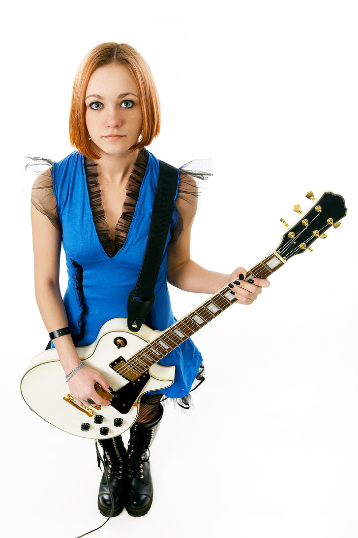 guitar гитара, девушка