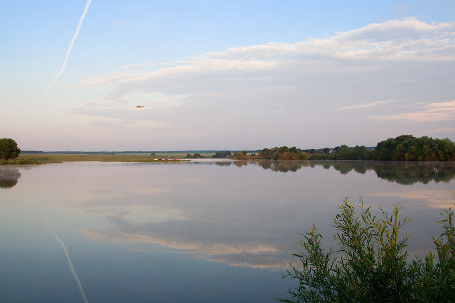 Рыбацкое утро Утро пруд вода небо