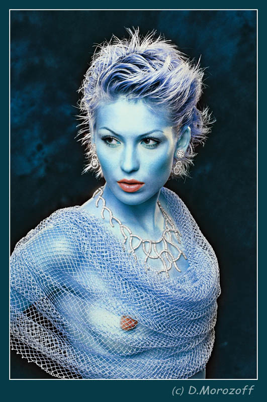 Lady in Blue (Гламур № 9) 