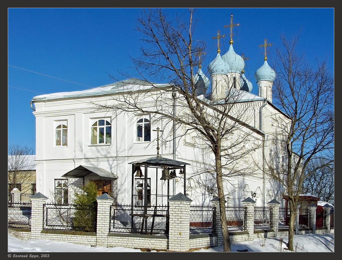 Брянск. Покровская гора. Покровский собор (церковь Покрова Пресвятой Богородицы) Брянск Советский район Покровская гора Покровский собор церковь Покрова Пресвятой Богородицы купола зима снег