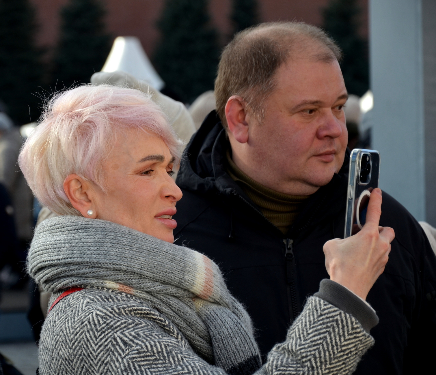 На прогулке 