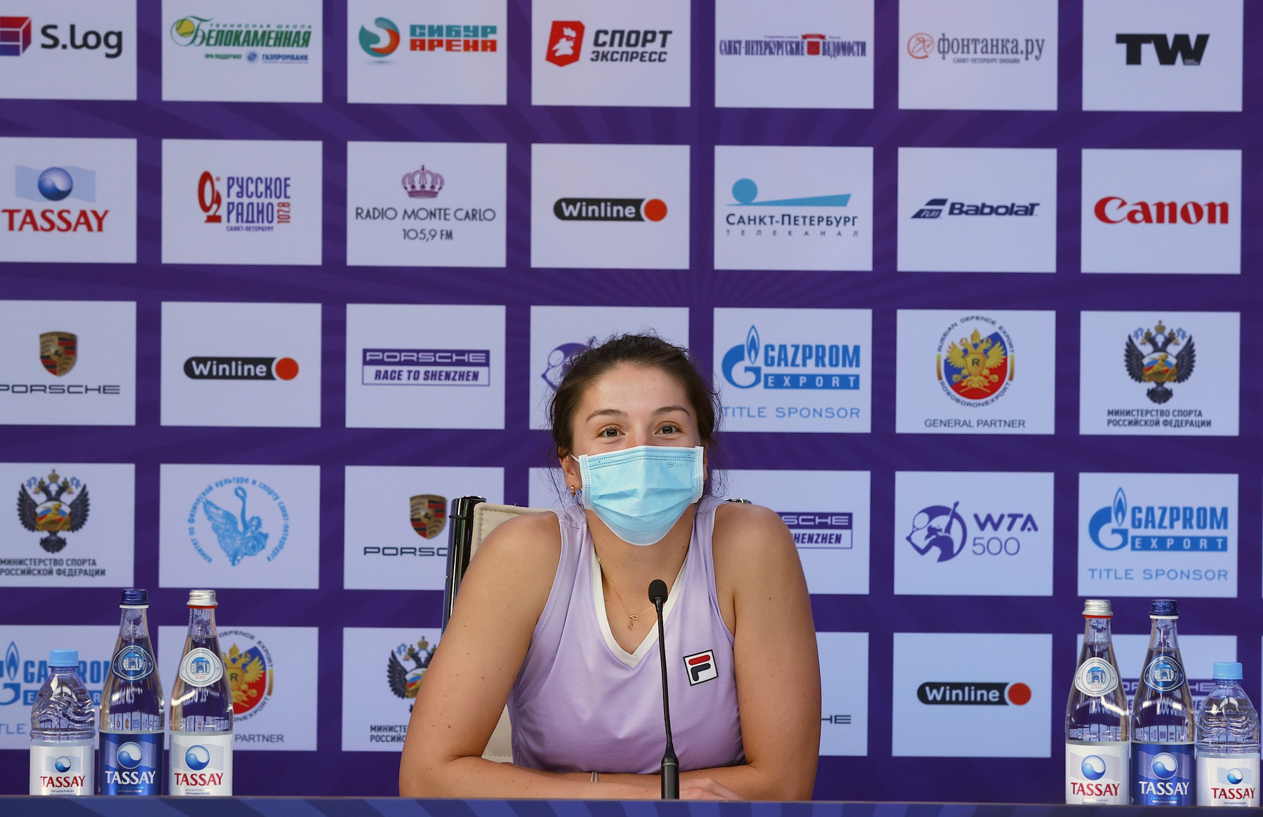 Пресс-конференция... tennis big WTA Petersburg player racket russia ball Alextennis