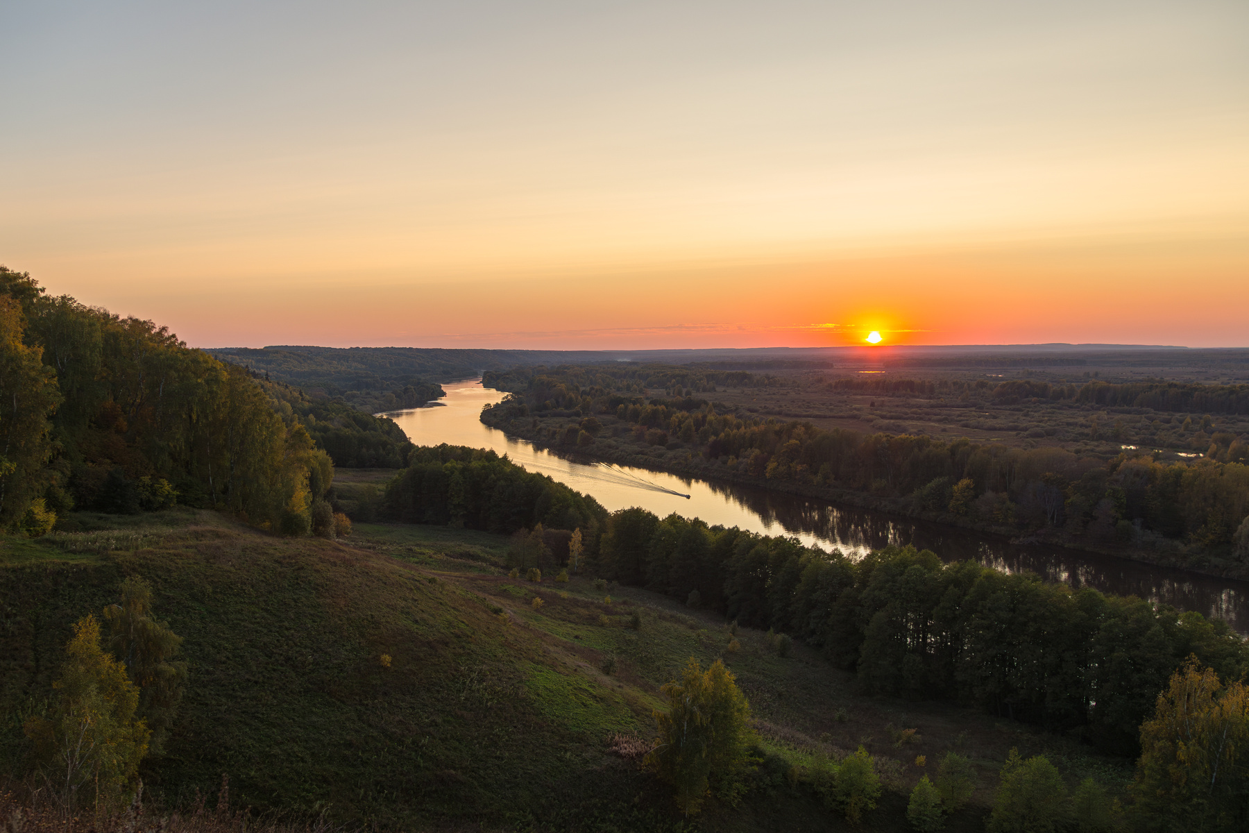 Клязьма Клязьма закат Гороховец