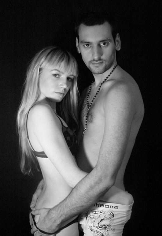 black&white парень девушка  пара