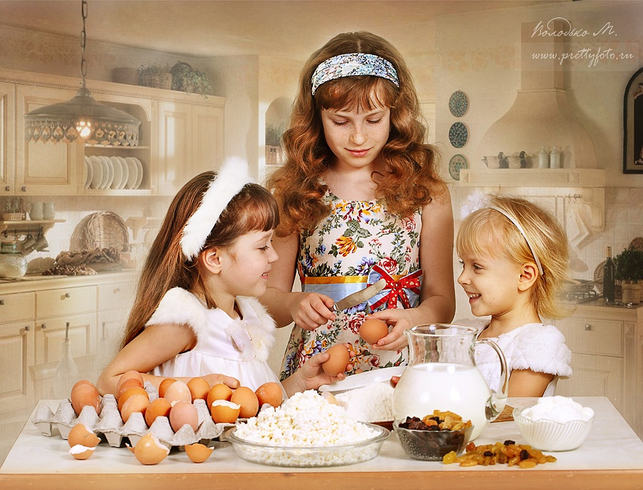 делаем куличики 