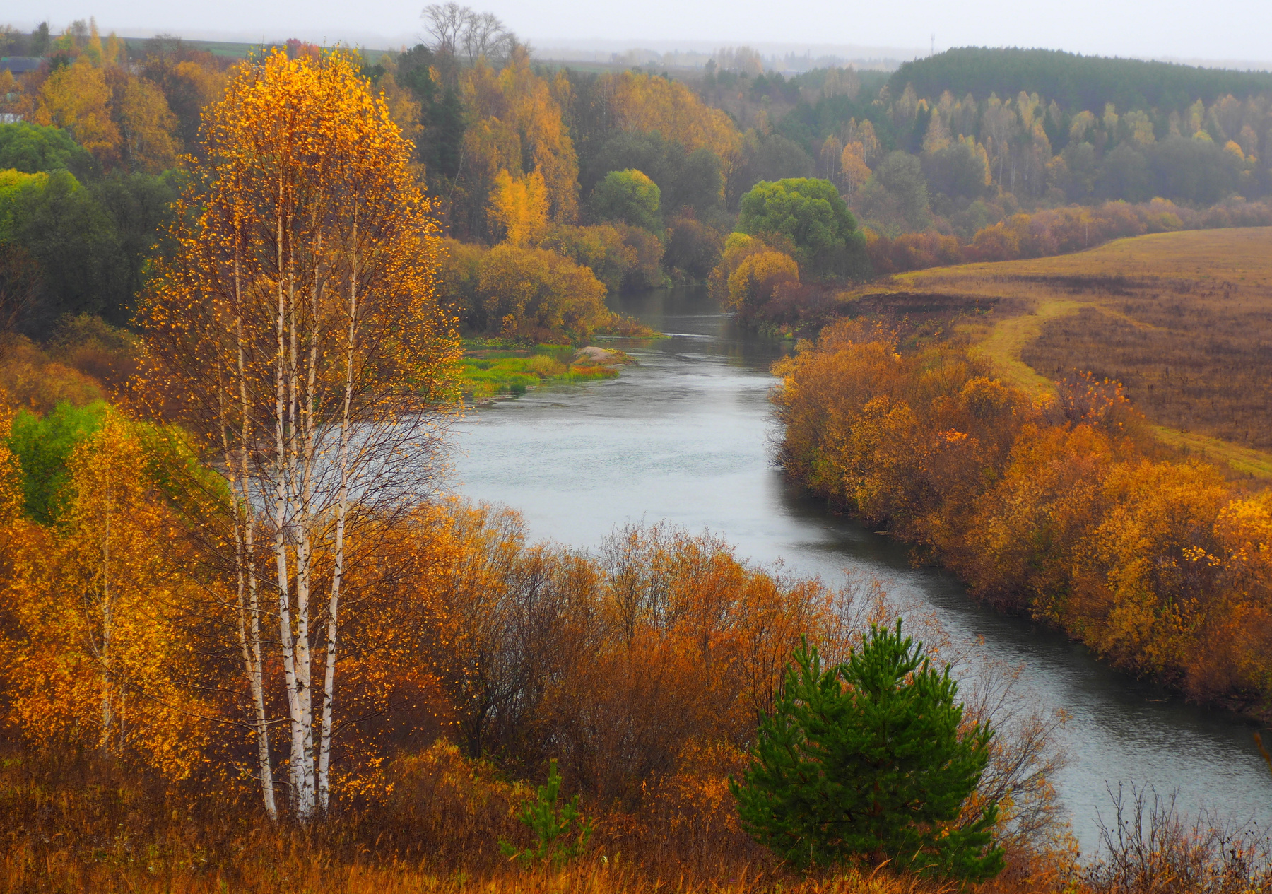 Осень на реке. 