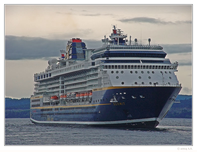 Summit корабль, порт, круиз, ship, liner, cruiser, лайнер