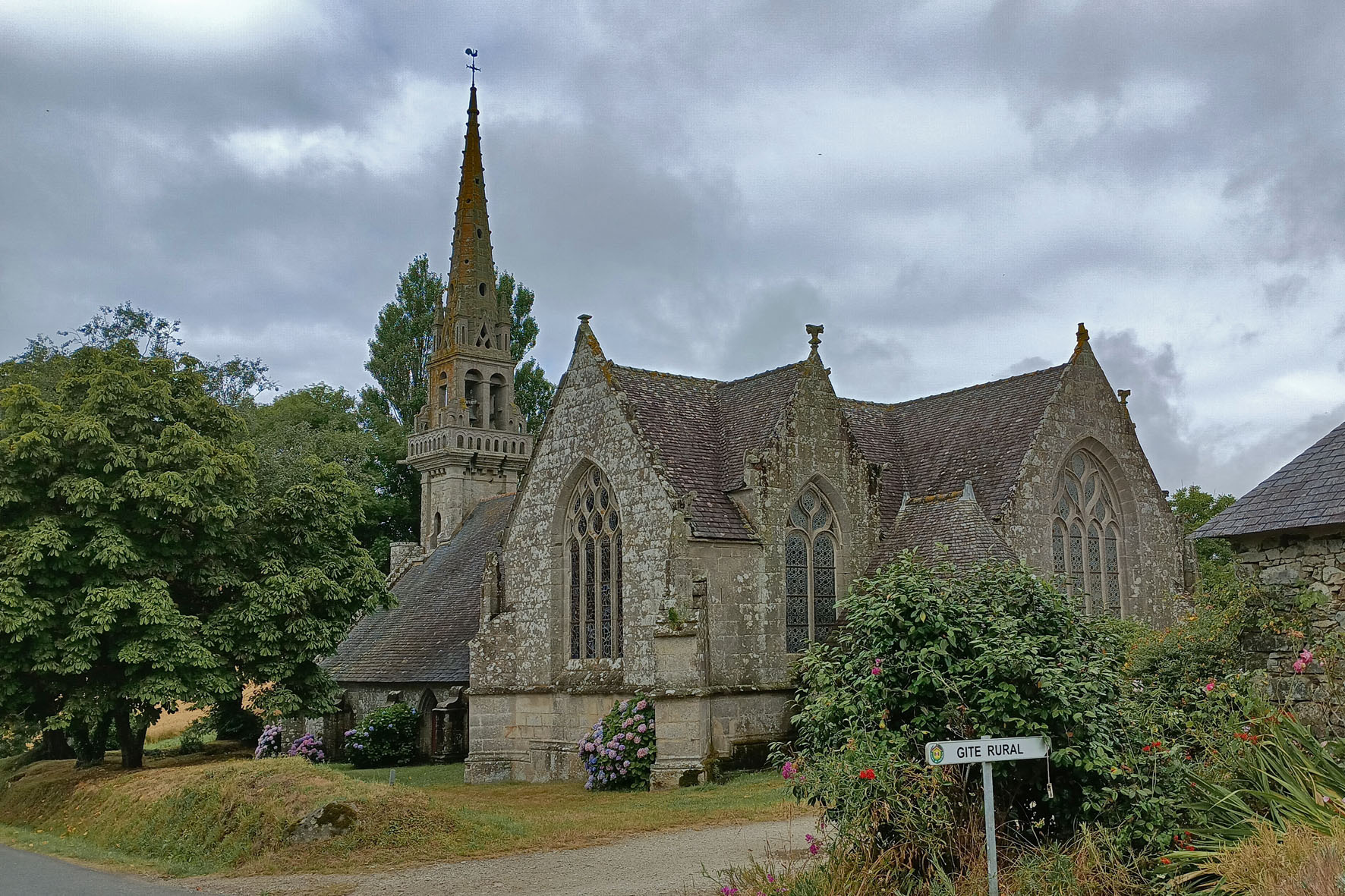 Chapelle Saint-Côme et Saint-Damien Бретань Bretagne Финистер Finister церковь часовня