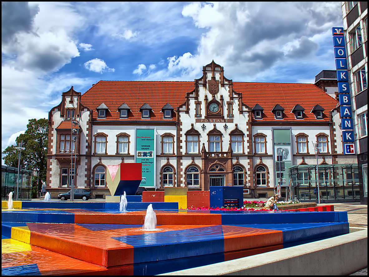 Почтамт. Германия. Mülheim an der Ruhr. 
