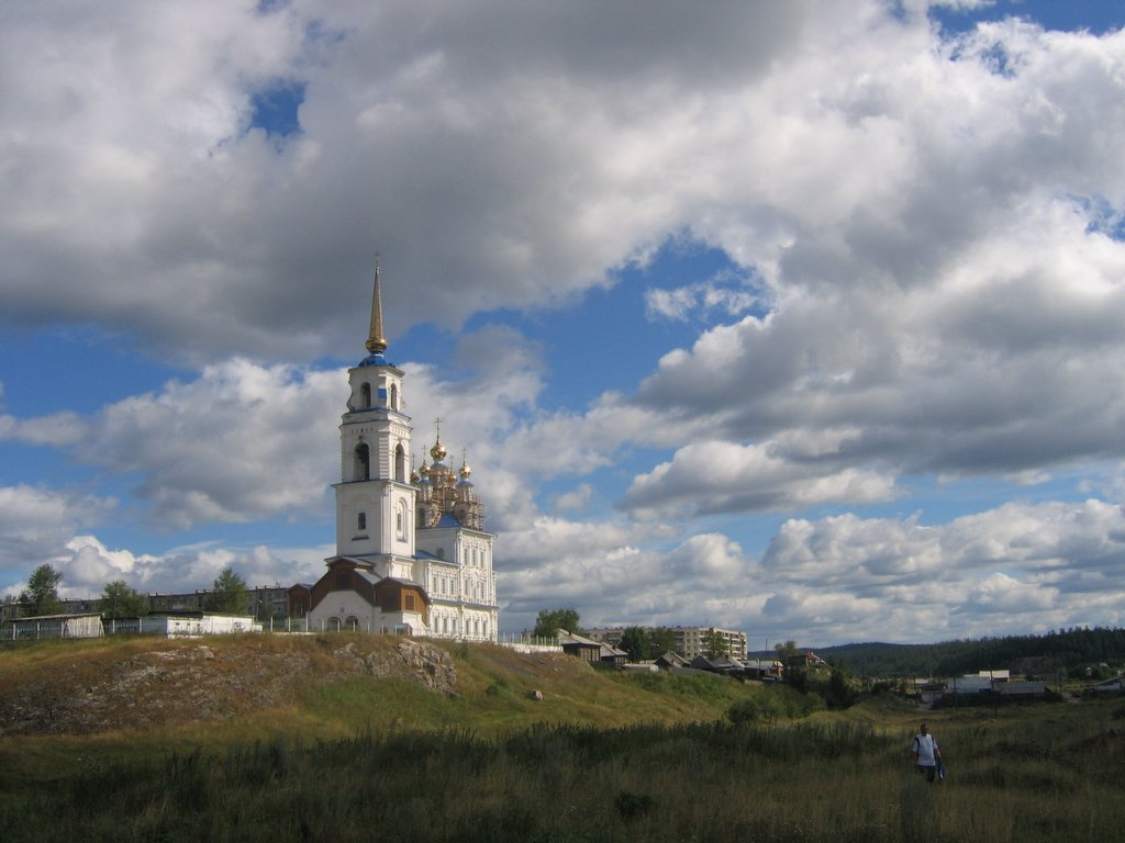 Уральская церковь пейзаж церковь