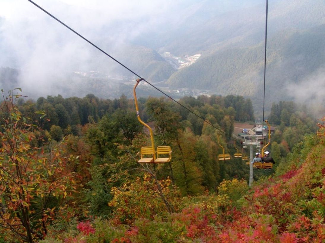 Красная поляна Красная поляна , осень