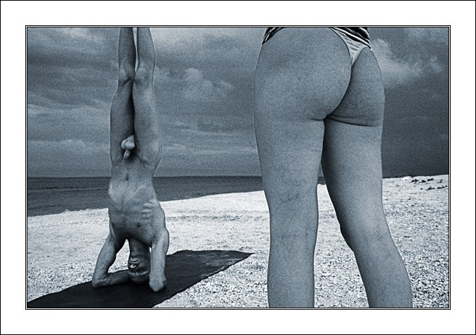 Йоги и фотографы (4) небо море йога