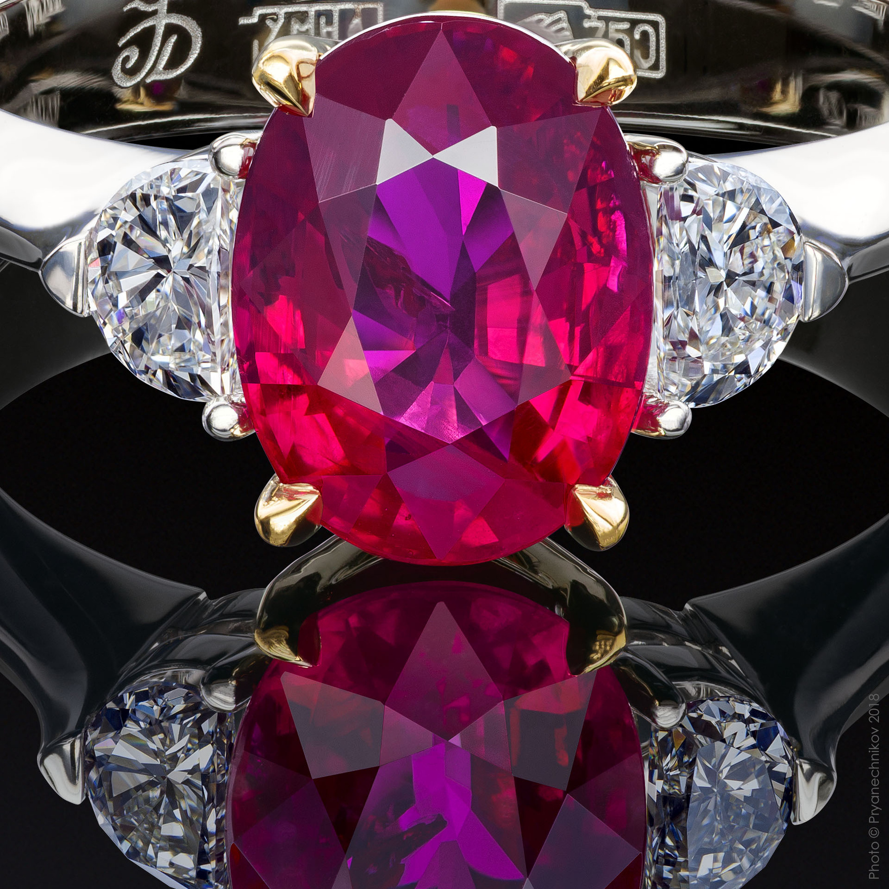 Рекламное фото ювелирных изделий и драгоценных камней. Precious Gems Pryanechnikov