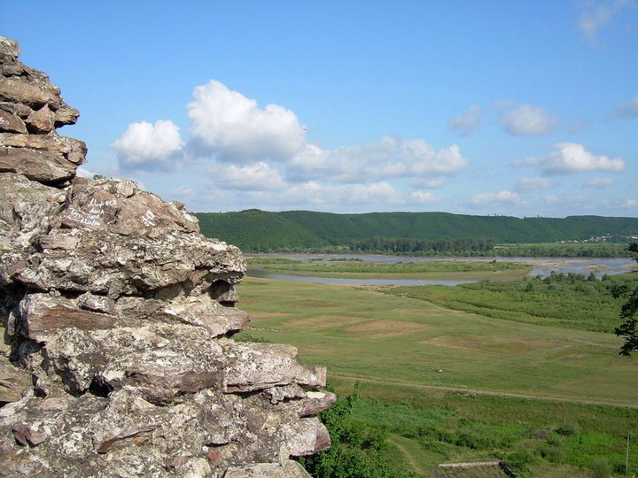 Долина реки Тиса Горы, река, долина, замок