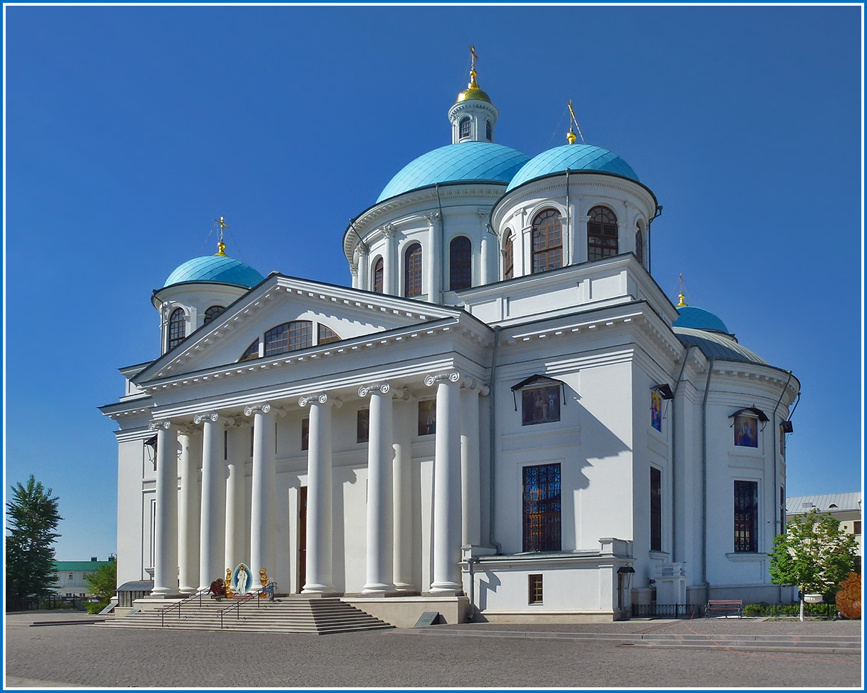 Святая обитель на Казанке Татарстан Казань монастырь собор