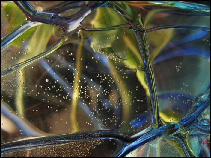 Color water ваза вода пузырки